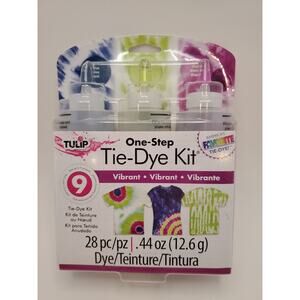 Tulip One-Step Tie-Dye Kit-Vibrant 28pc new